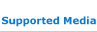 Supported Storage Media